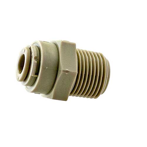 Einschraub-Verbinder 1/4 Zoll x 3/8 Zoll gerade für Kaffeemaschinen Wasserleitung