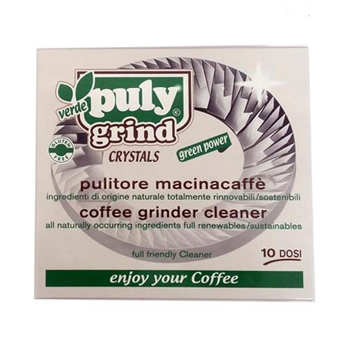 Puly Grind verde Mühlenreiniger Packung mit 10 Beutel für Kaffeemühlen