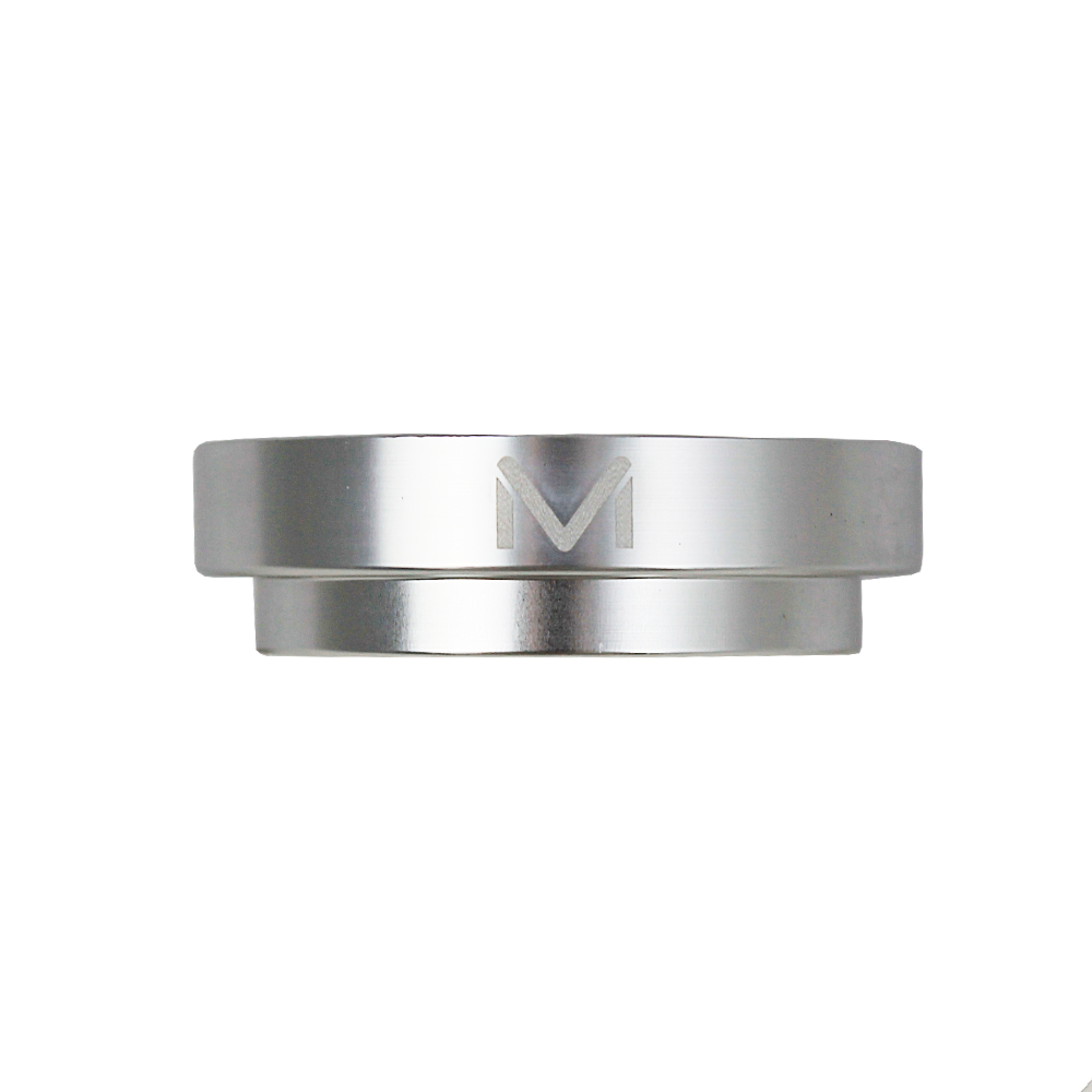 Marese Aluminium Dosing Ring 58mm für Siebträger in Edelstahl-Optik