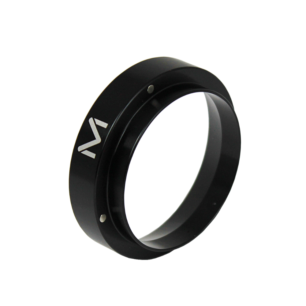 Marese Aluminium Dosing Ring schwarz 58mm für Siebträger mit Magneten