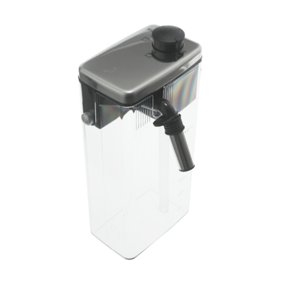DeLonghi Milchbehälter mit Deckel ECAM 26.455 silber für PrimaDonna S Kaffeevollautomat
