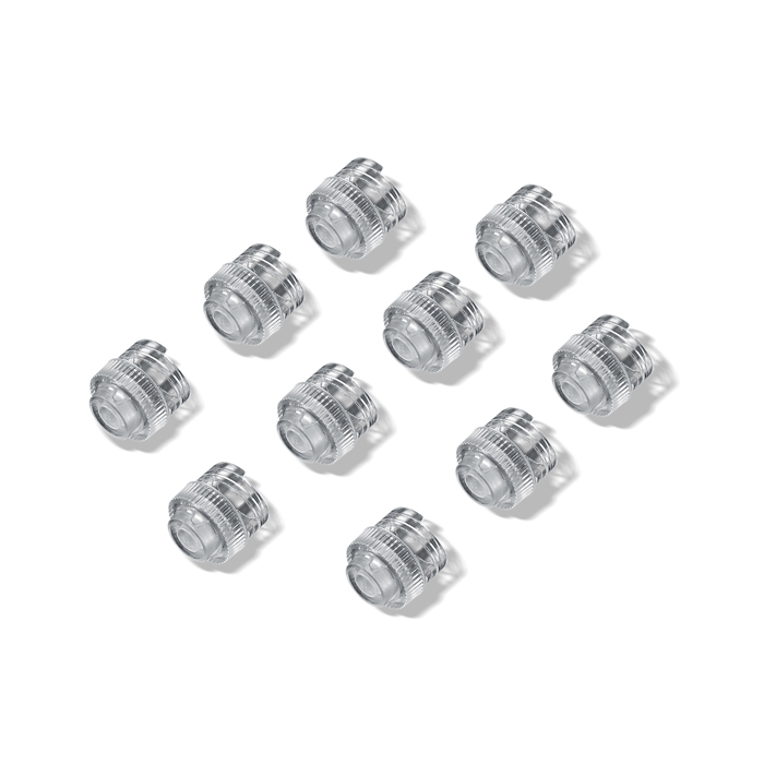 JURA auswechselbarer Milchauslauf 10er Set transparent für Kaffeevollautomaten