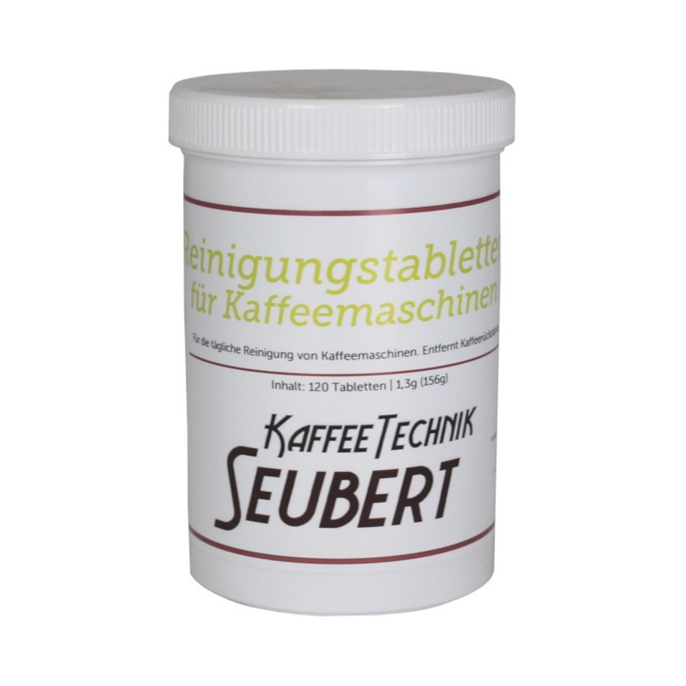 Reinigungstabletten für Kaffeemaschinen 120 Stück in praktischer Dose