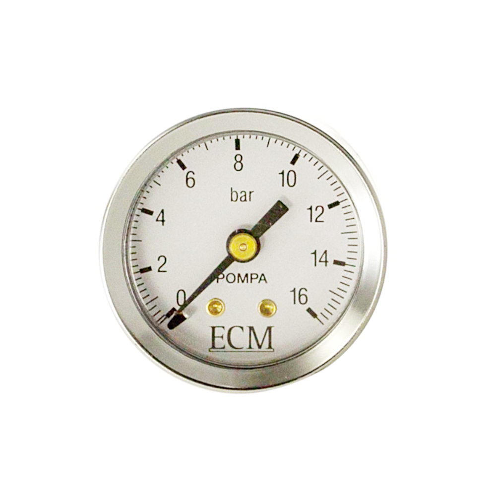 ECM Pumpenmanometer mit Logo für Technika 3 Espressomaschinen