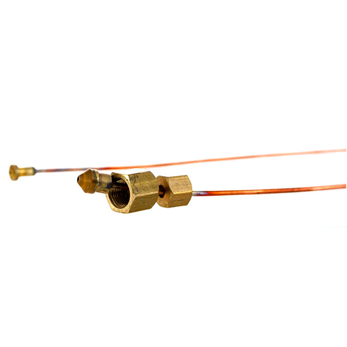 Bezzera Kapillarrohr für Doppelmanometer BZ07 BZ10 mit Überwurfmuttern 50cm