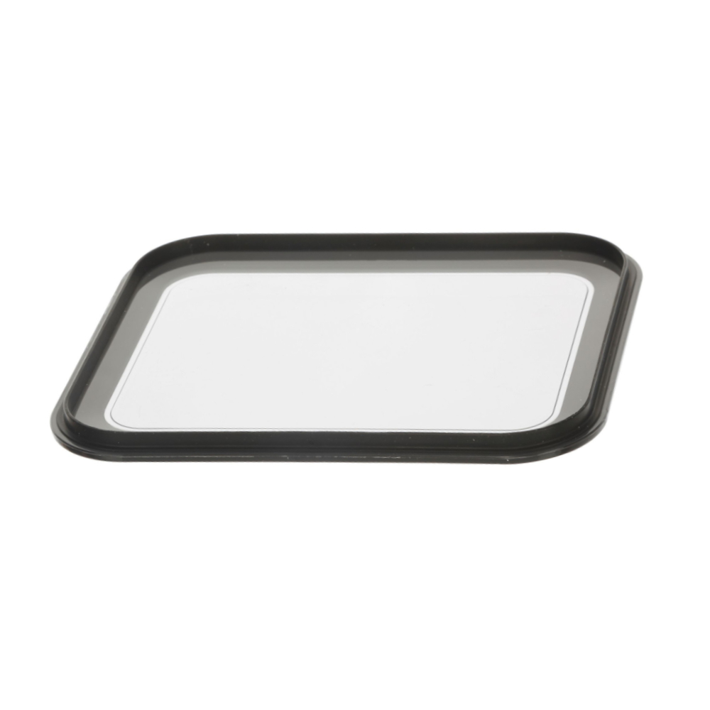 Bosch Siemens Deckel Bohnenbehälter transparent mit Metallapplikation für EQ.9 Kaffeevollautomat