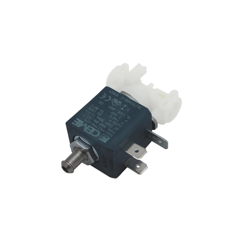 DeLonghi Solenoidventil 3-Wege ECAM 23.450 Magnetventil aus Kunststoff für Kaffeevollautomaten