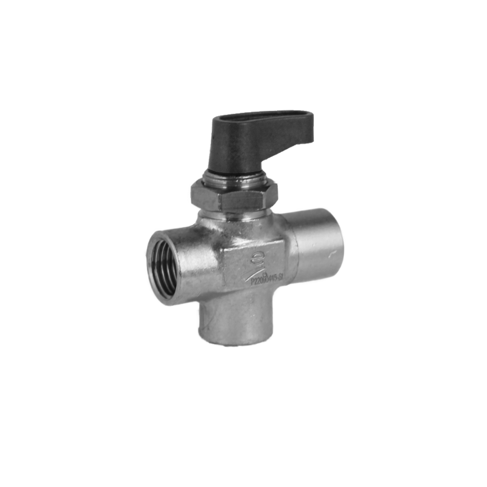 ECM Ventil-3-Wege manuell mit 1/4 Zoll Anschluss für Espressomaschinen