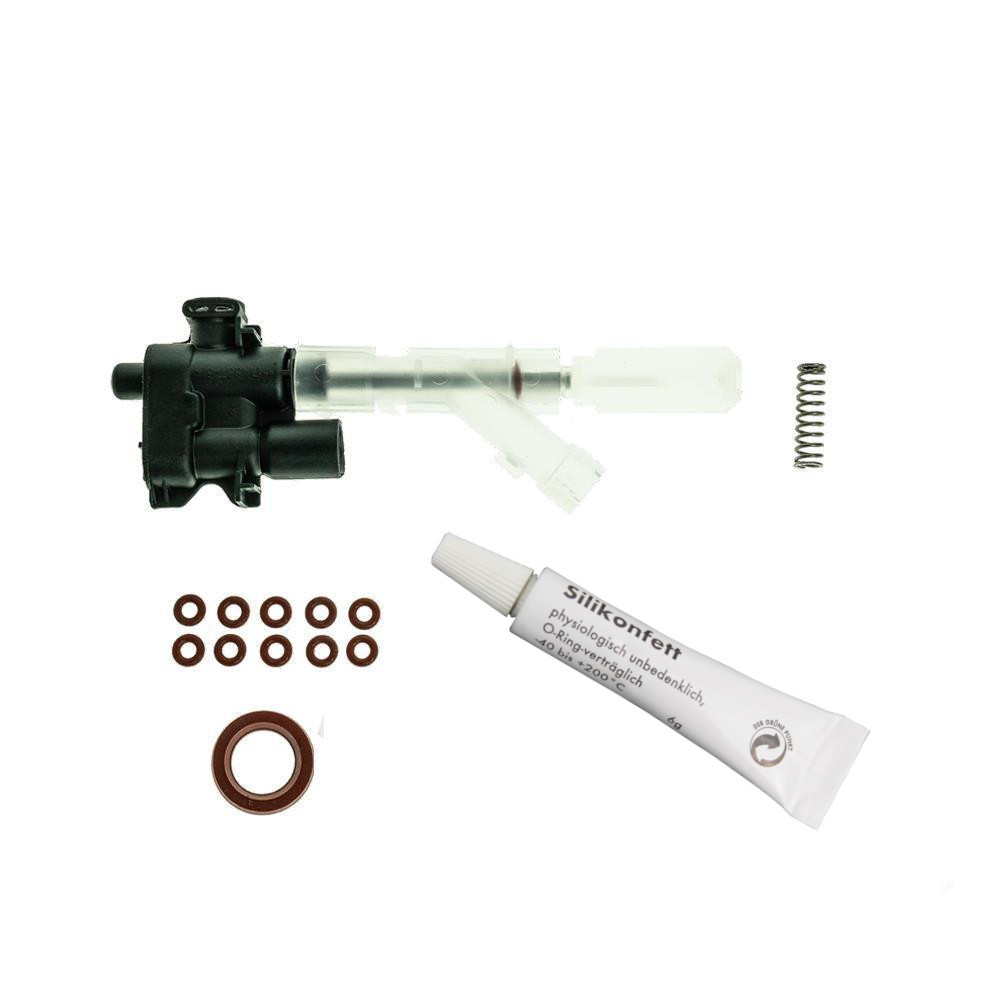 Krups Reparatur Dichtungsset 046 mit Drainageventil und O-Ringen für XP 9000