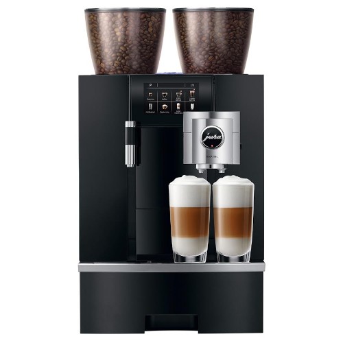 JURA GIGA X8c Kaffeevollautomat schwarz mit Touchscreen Display und Festwasseranschluss