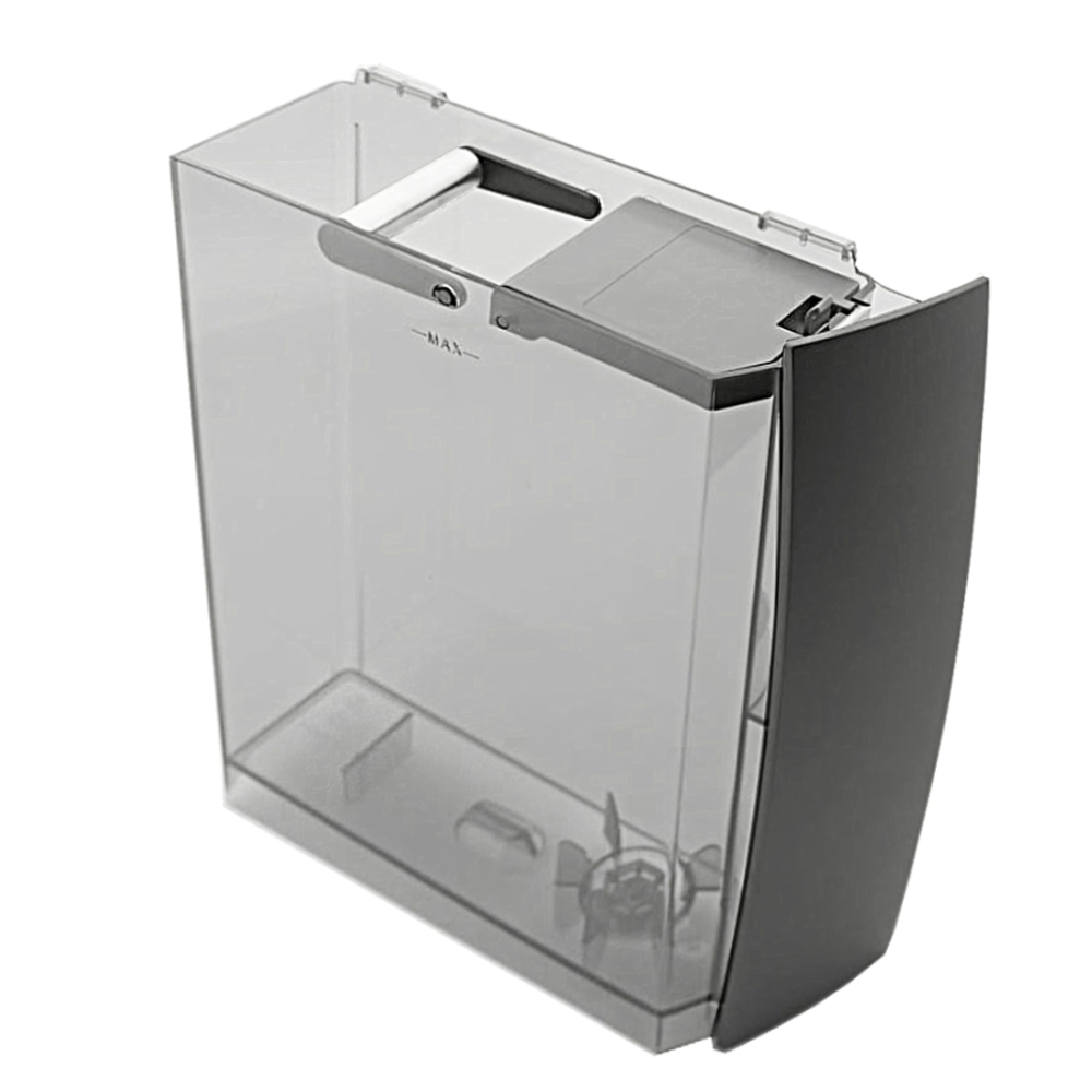 Jura Wassertank WE8 dark inox transparent mit dunkler Edelstahl-Blende