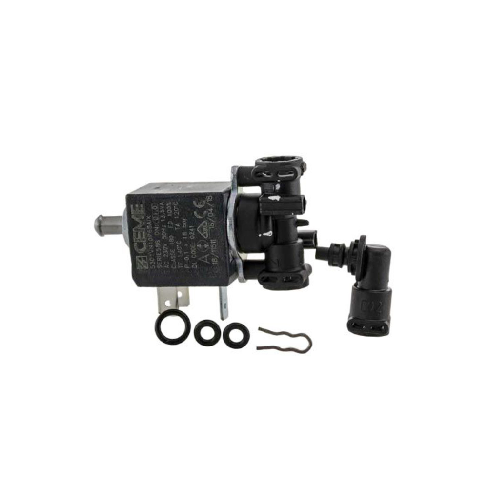DeLonghi Solenoidventil Magnetventil für EAM ESAM Kaffeevollautomaten mit Feder