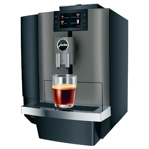 JURA X4 (EA) Dark Inox Kaffeevollautomat mit Farbdisplay und elegantem Design