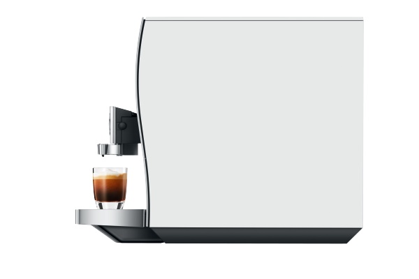 JURA Z10 Kaffeevollautomat Aluminium White mit Touchscreen und Premium Design