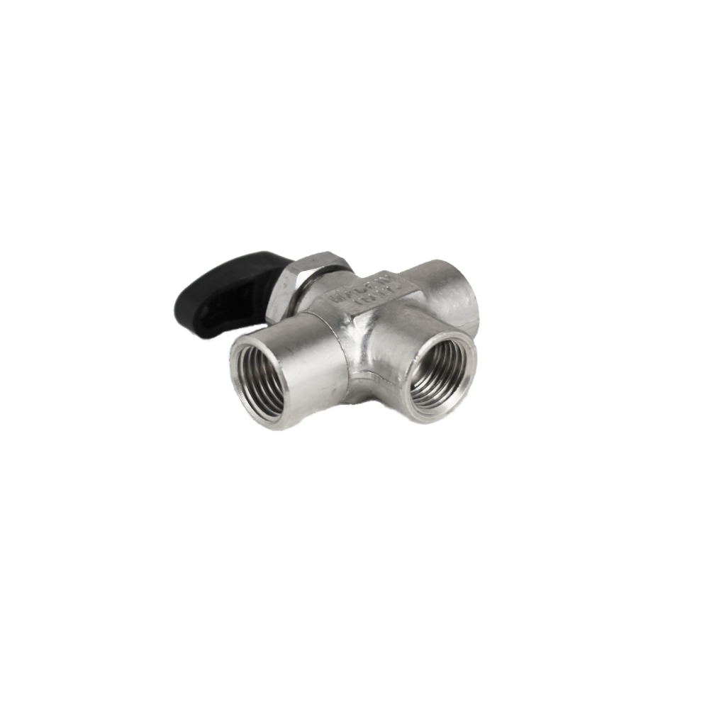 ECM Ventil-3-Wege manuell mit 1/4 Zoll Anschluss für Espressomaschinen