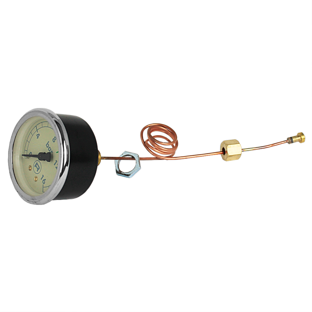 Rocket Espresso Pumpe Gauge Plus V2 Pumpenmanometer 16 bar mit 1/8 Zoll Anschluss