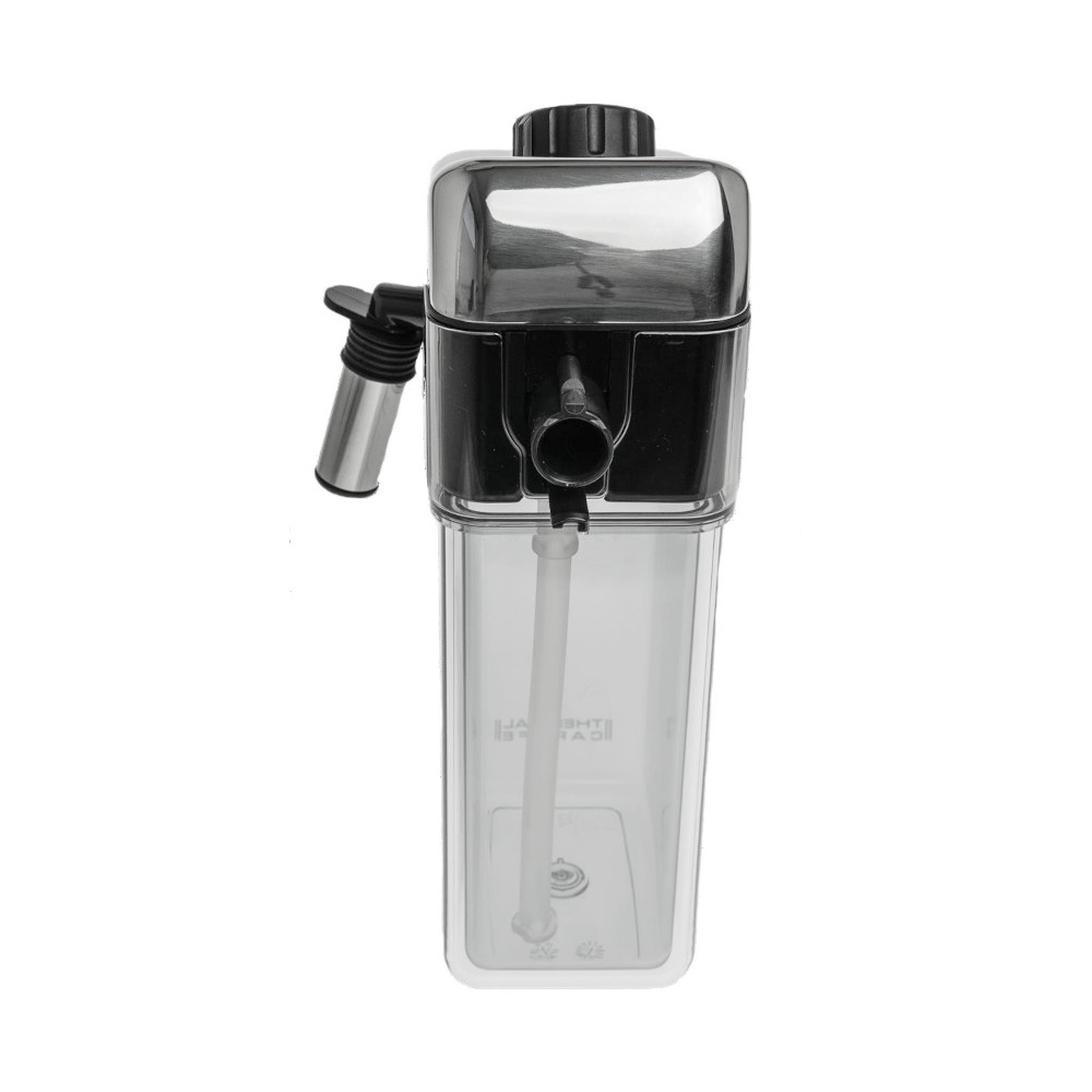 DeLonghi Milchbehälter ECAM 656.55.ms mit transparentem Kunststoff und metallisiertem Deckel