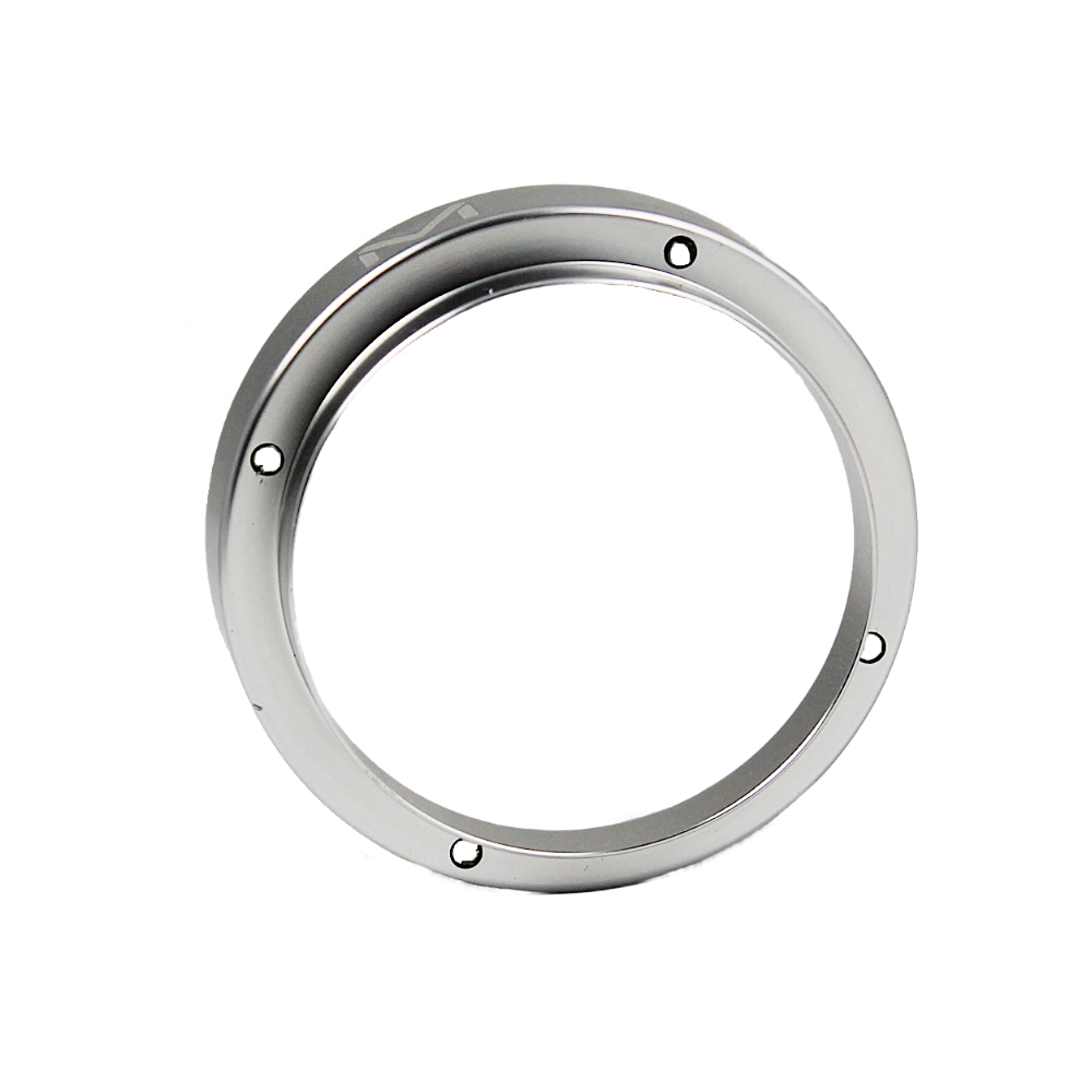 Marese Aluminium Dosing Ring 58mm für Siebträger in Edelstahl-Optik