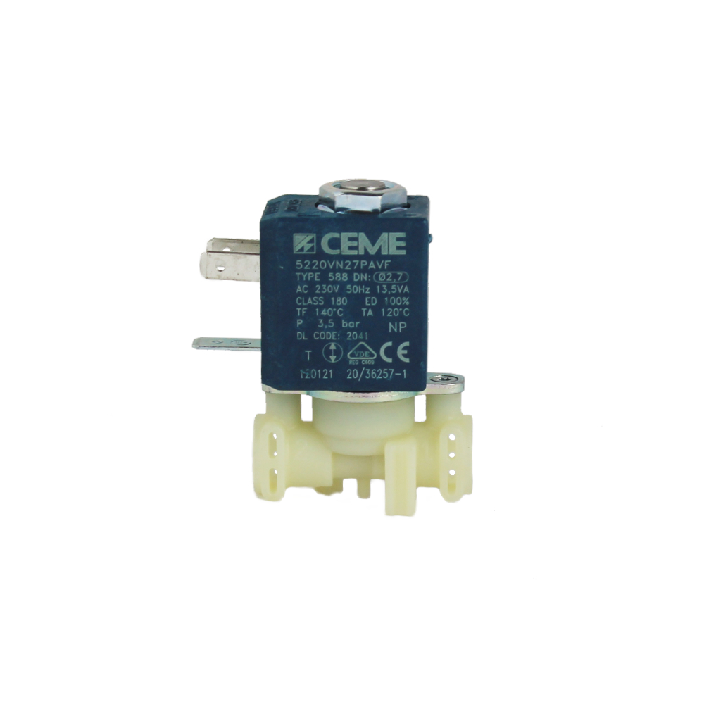 DeLonghi Solenoidventil Magnetventil für ECAM Kaffeevollautomaten Dampfsteuerung