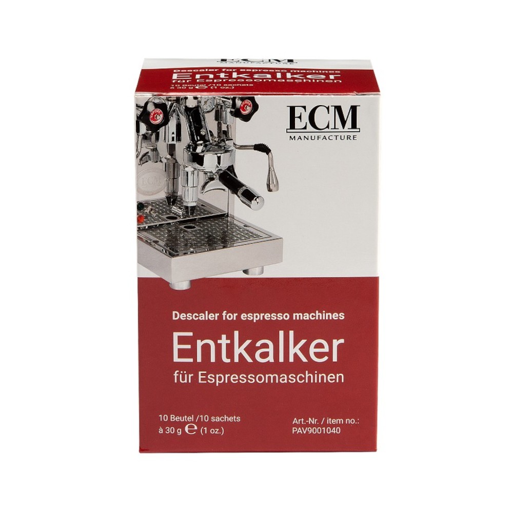 ECM Entkalkungspulver 10 Beutel à 30g für Kaffeemaschinen und Espressomaschinen