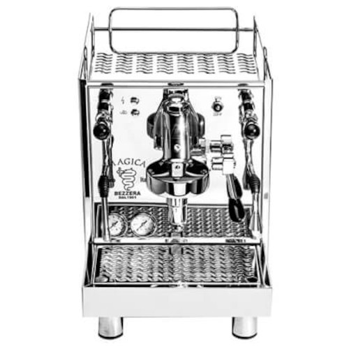 Bezzera Magica S MN Zweikreis-Siebträger Espressomaschine aus Edelstahl mit E61-Brühgruppe