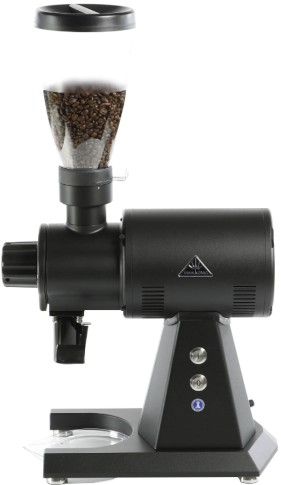 Mahlkönig EK43 S Kaffeemühle in schwarz mit Bohnenbehälter - Profi Gastronomiemühle