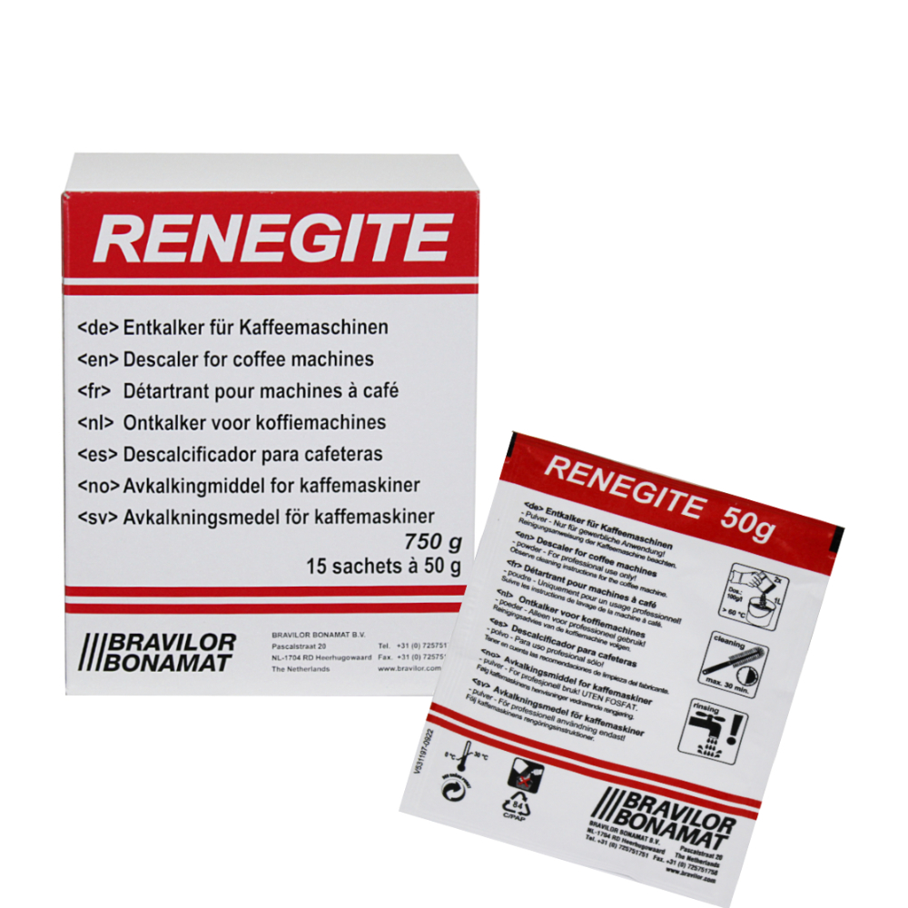 Bonamat Renegite Entkalker 15 Beutel à 50g für Kaffeemaschinen