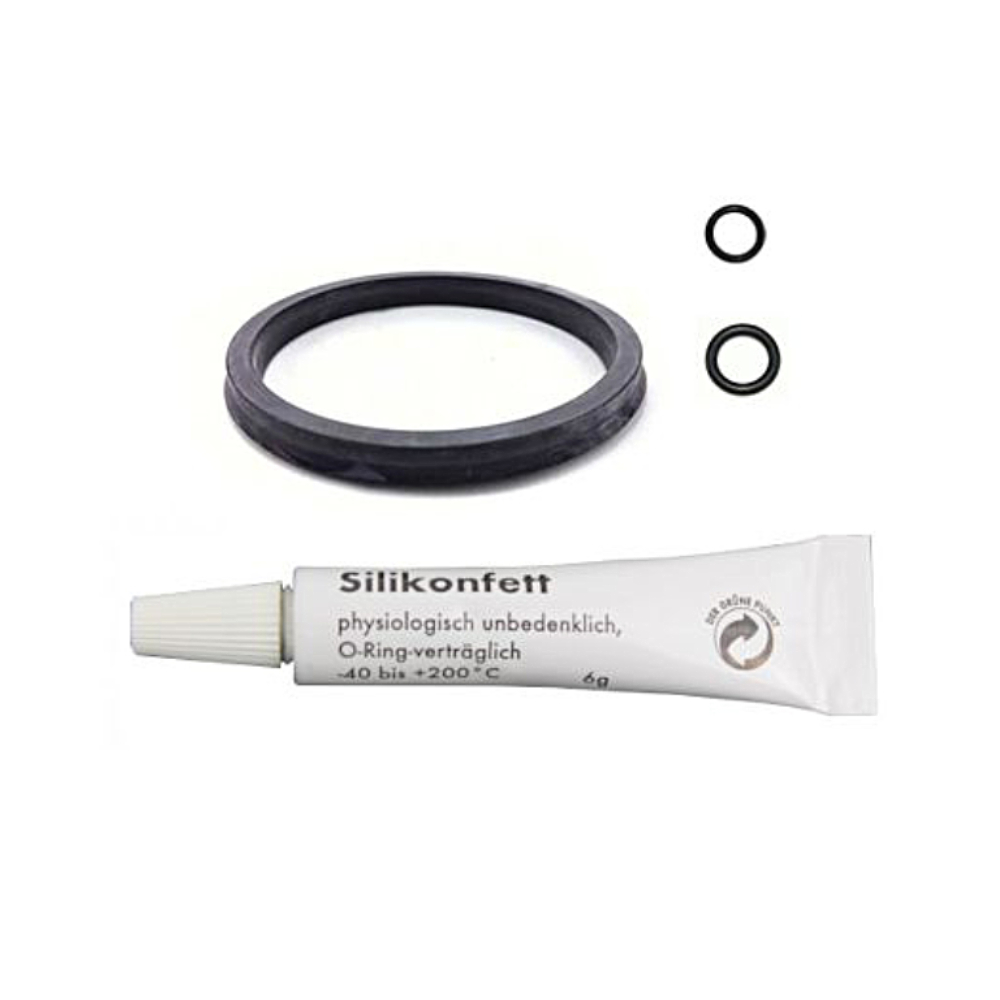 Miele Dichtungssatz Brüheinheit mit Lippendichtung, O-Ringen und Silikonfett