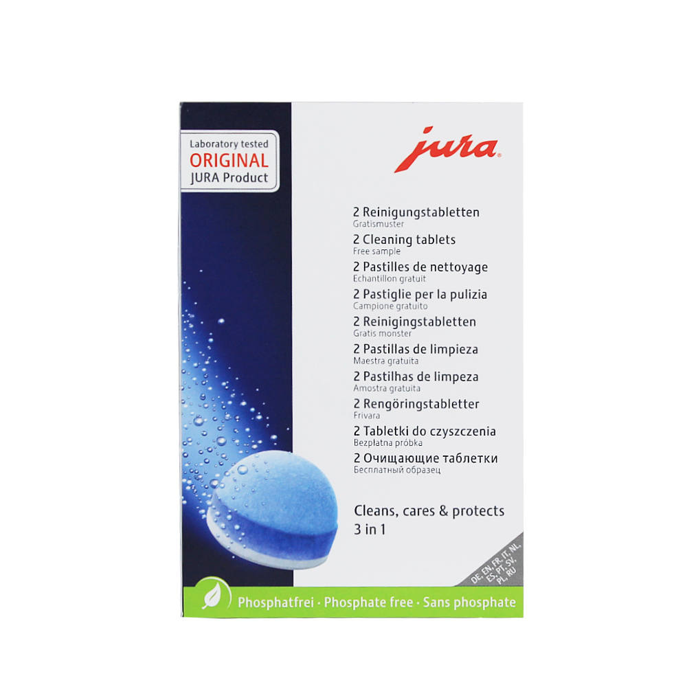 Jura Reinigungstabletten 2er Blister für IMPRESSA Kaffeevollautomaten