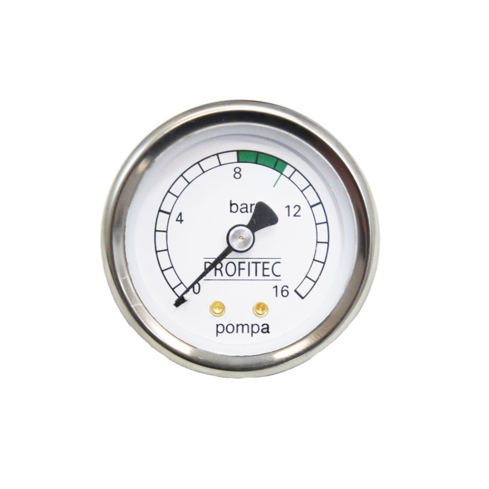 Profitec Pumpendruckmanometer Pro500/700 mit 50mm Durchmesser und 0-16 bar Messbereich