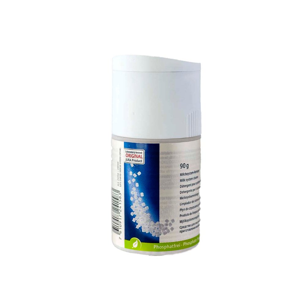 JURA Milchsystem-Reiniger Mini-Tabs 90g Behälter mit Dosiersystem für 30 Reinigungen