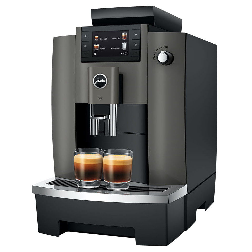 Jura W4 Kaffeevollautomat in Dark Inox für professionelle Anwendung im Business