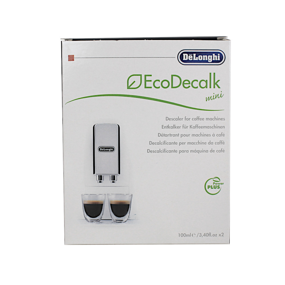 DeLonghi Eco Decalk Mini Entkalker 2 x 100ml Flaschen für Kaffeemaschinen