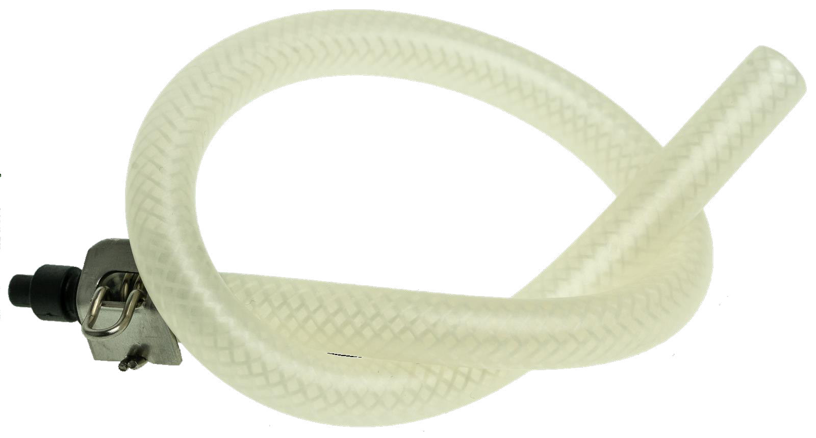 Nivona Schlauch Silikon/Gewebe NICR 7xx mit Nippel und Klemmfeder, 300mm Länge
