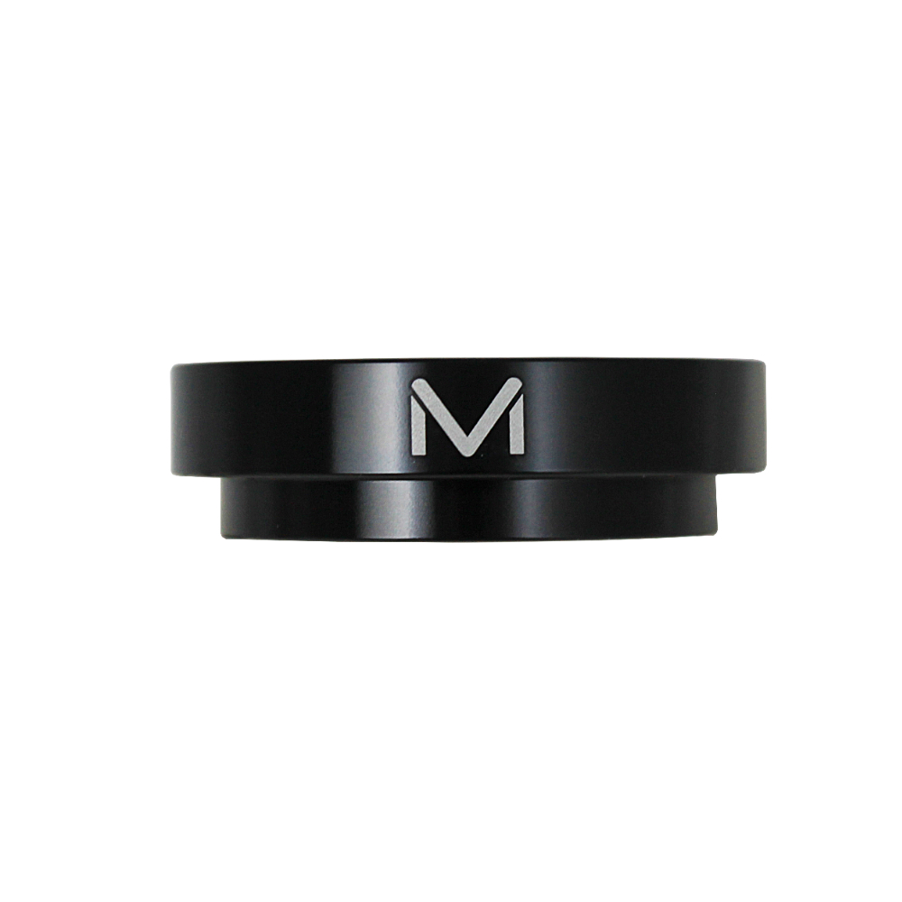 Marese Aluminium Dosing Ring schwarz 58mm für Siebträger mit Magneten