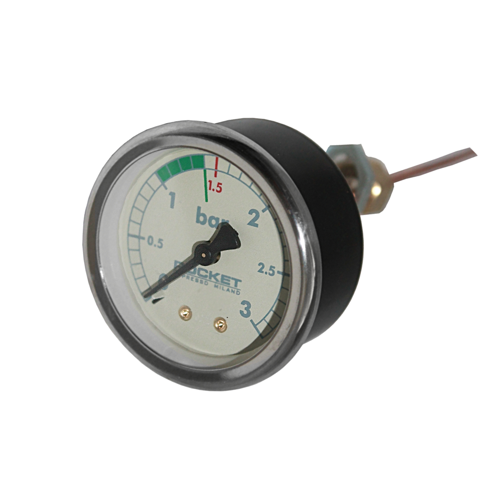 Rocket Espresso Boiler Gauge Plus V3 Manometer mit 0-3 bar Skala und 1/4 Zoll Anschluss